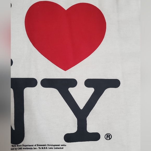 I Heart Love ❤️ NY NYC Classic Logo Tee Authentic 1996 Sz S, GUC - Picture 2 of 5